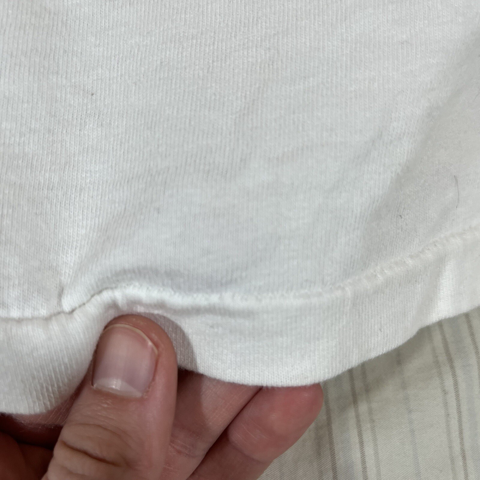 VTG 90s Coppertone Sunscreen L White Short Sleeve Tee T-Shirt Single Stitch U1 gallery