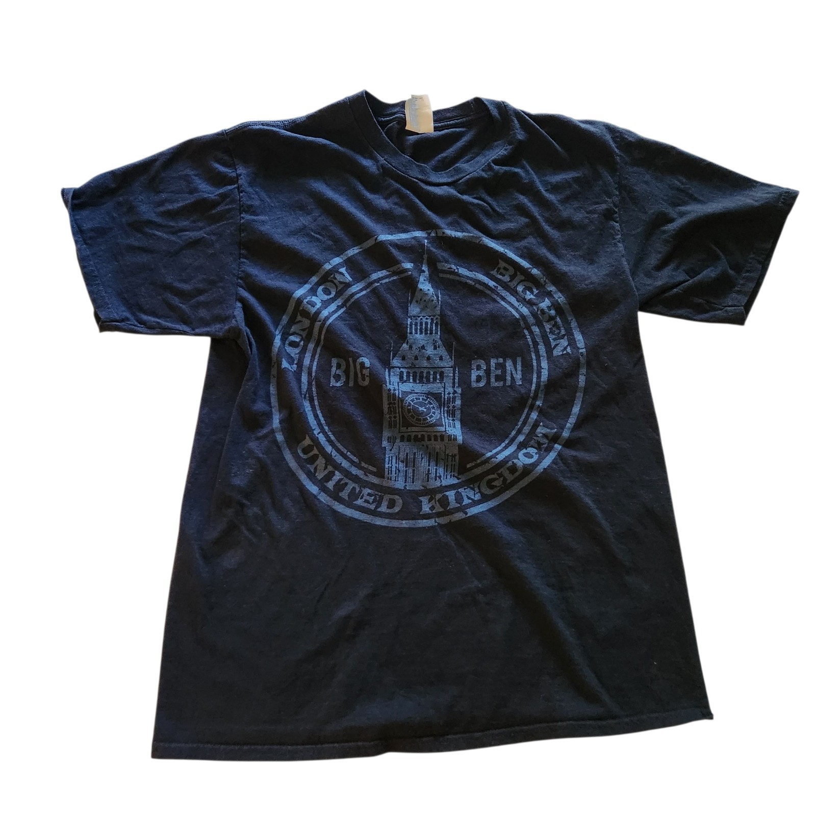 London Big Ben T-Shirt United Kingdom England UK Landmark Big Ben Blue Medium gallery