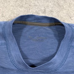Royal Robbins Heathered Blue Amp Lite Crew Neck Long Sleeve T-Shirt Men’s Size M