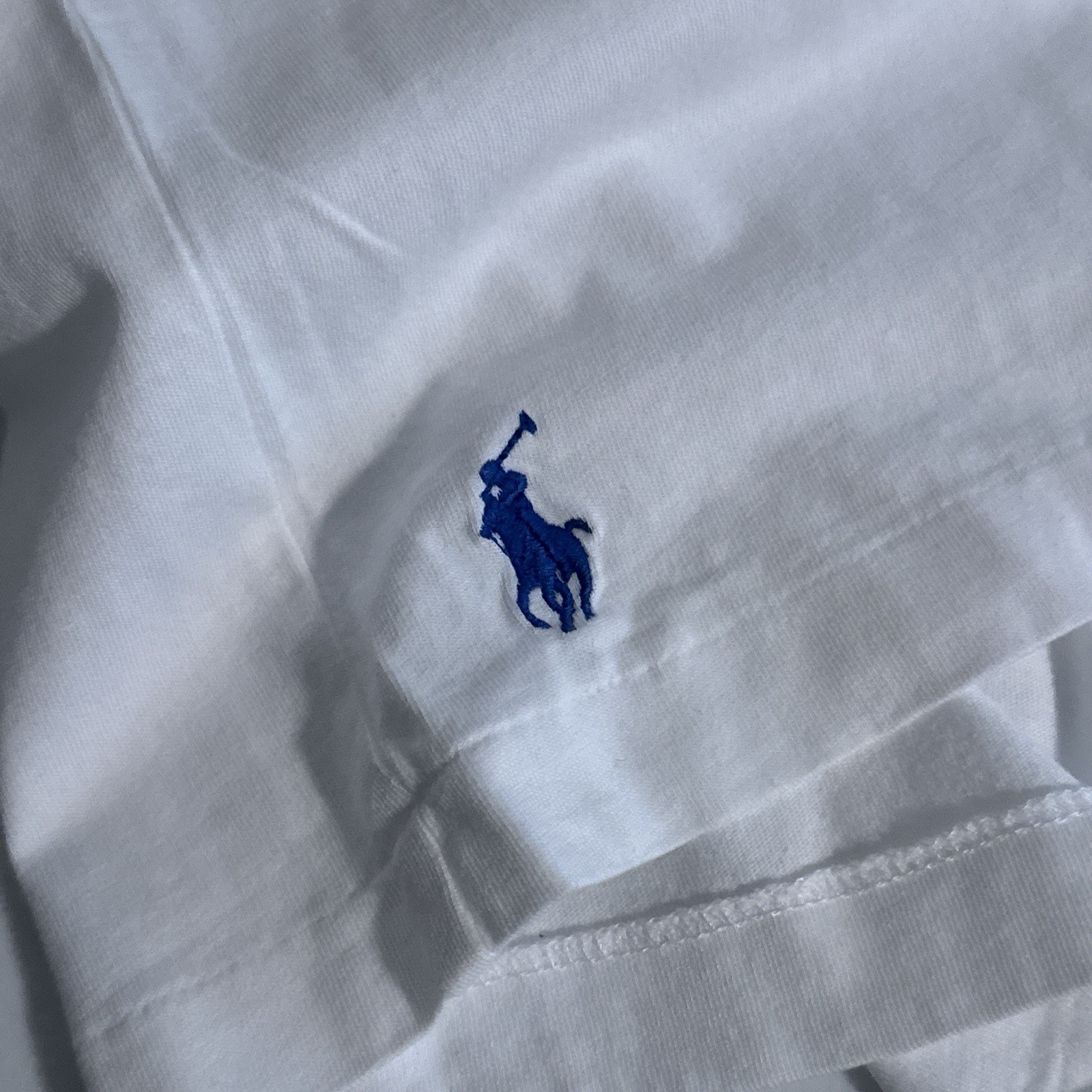 Polo Ralph Lauren White Short Sleeve Logo Jersey Tee Shirt Men's 5XLT 5XL TALL gallery