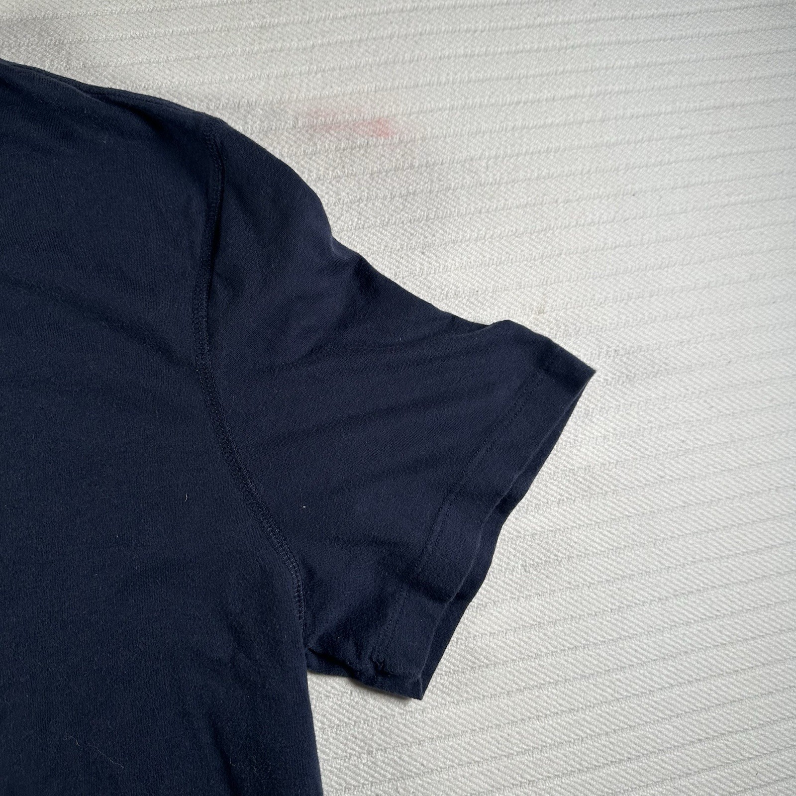 Eddie Bauer Mens XL T-Shirt Navy Blue Crew Neck Short Sleeve Classic Tee Cotton gallery