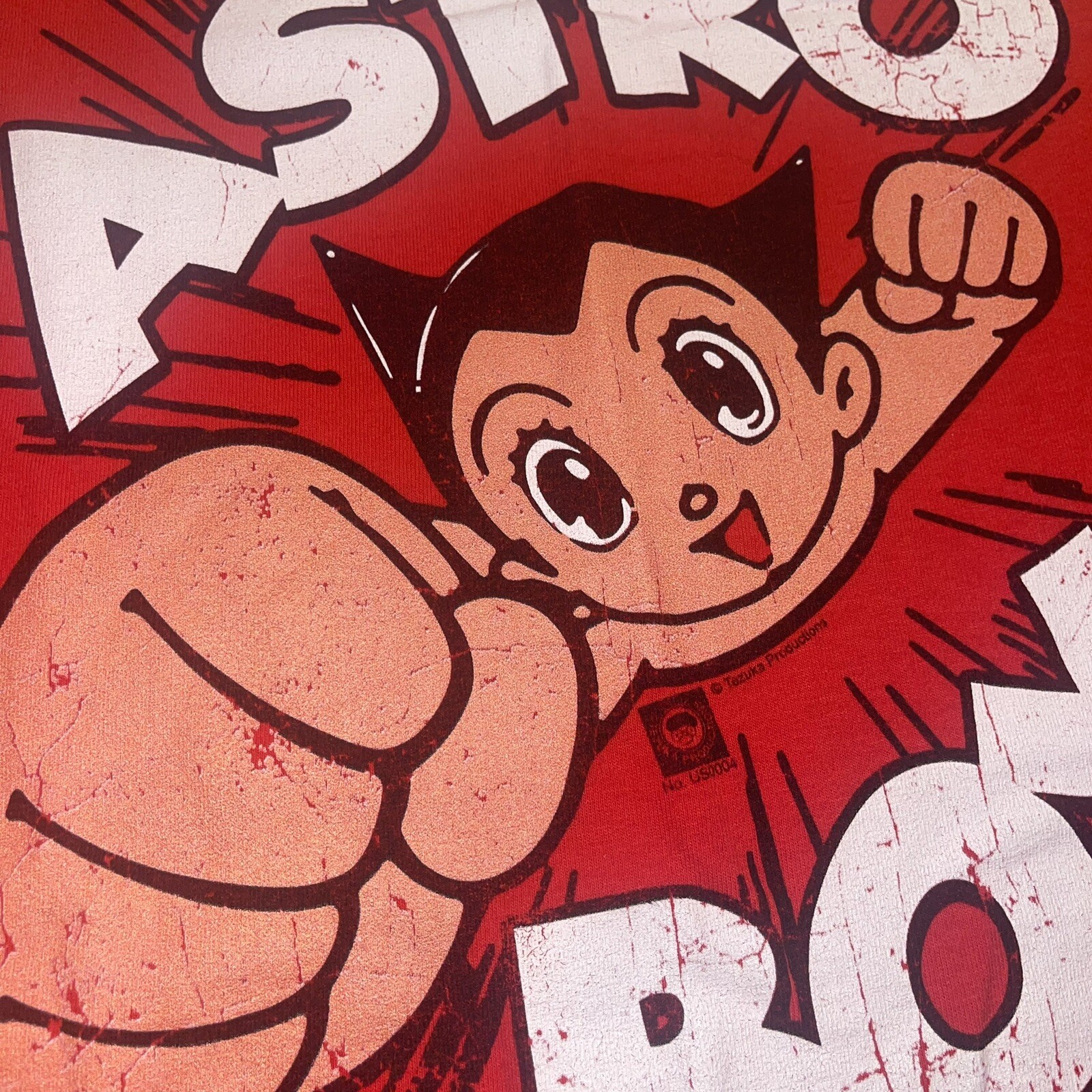 Astro Boy Graphic Tee T-shirt Size Large L Red Osamu Tezuka Productions Official gallery
