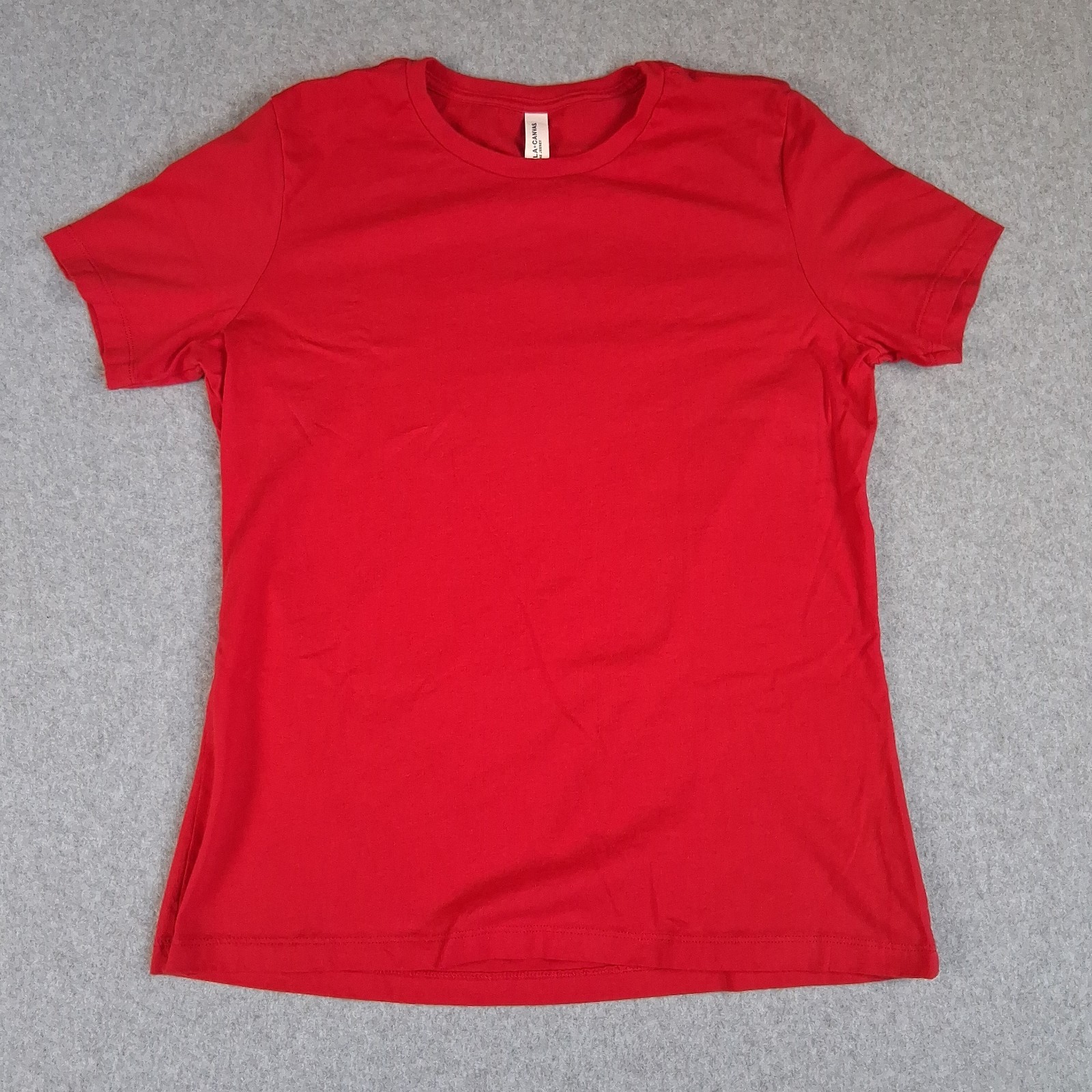 Lot of 6 Bella Canvas Men’s M. Red 100% Cotton Crew Neck Short Sleeve T-Shirt gallery