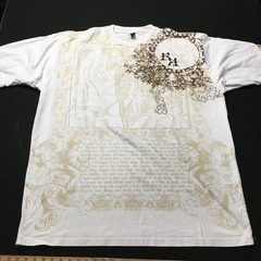 VERSA GOLD Men’s Graphic Logo Print Short Sleeve T-Shirt US 6XL see measurements