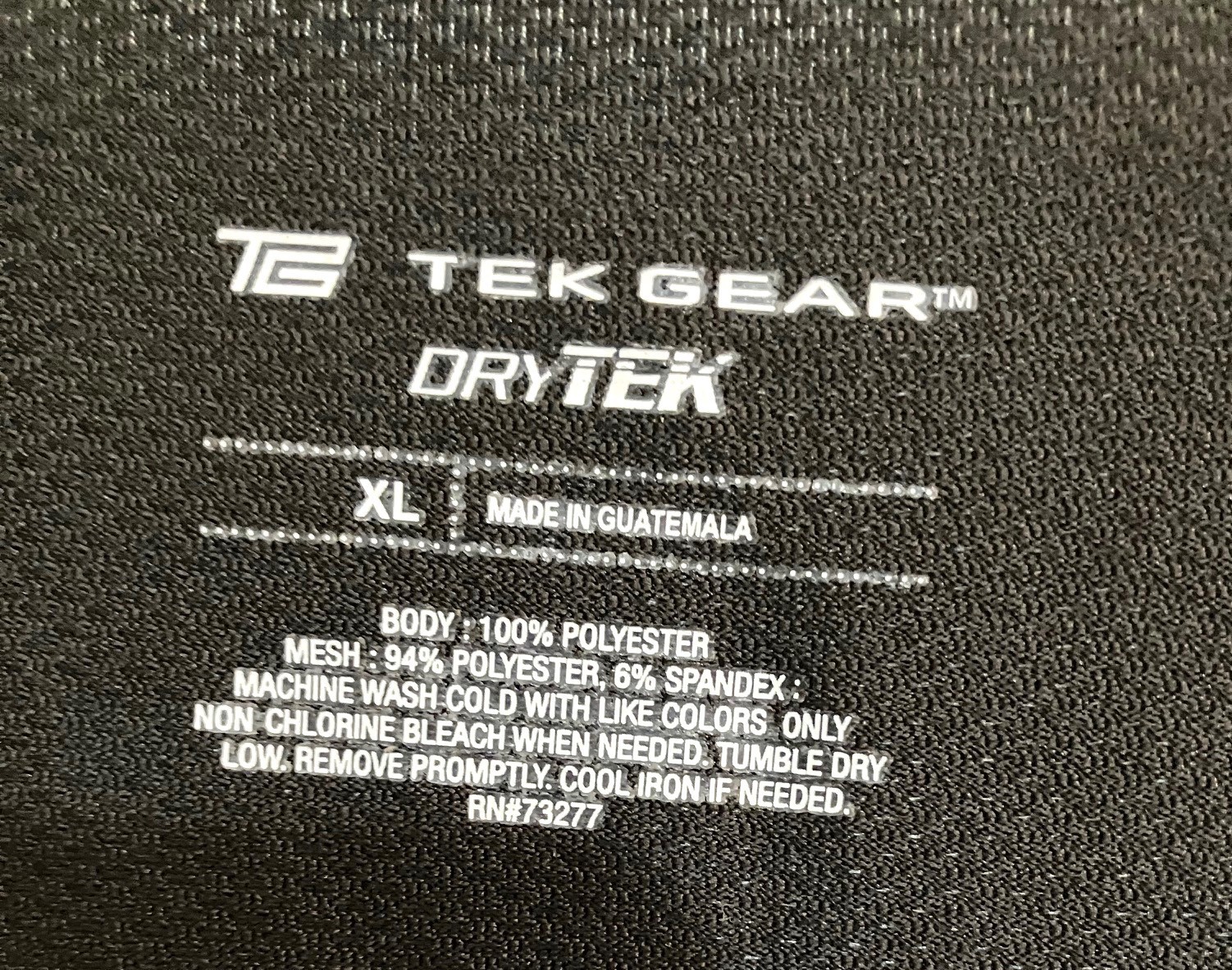 Tek Gear Dry Tek Men's Sports Muscle Cut Athletic Fit Tank Top Gray & Black XL gallery