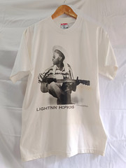 Vintage Lightnin’ Hopkins White Shirt Unisex Concert S to 5XL TU125