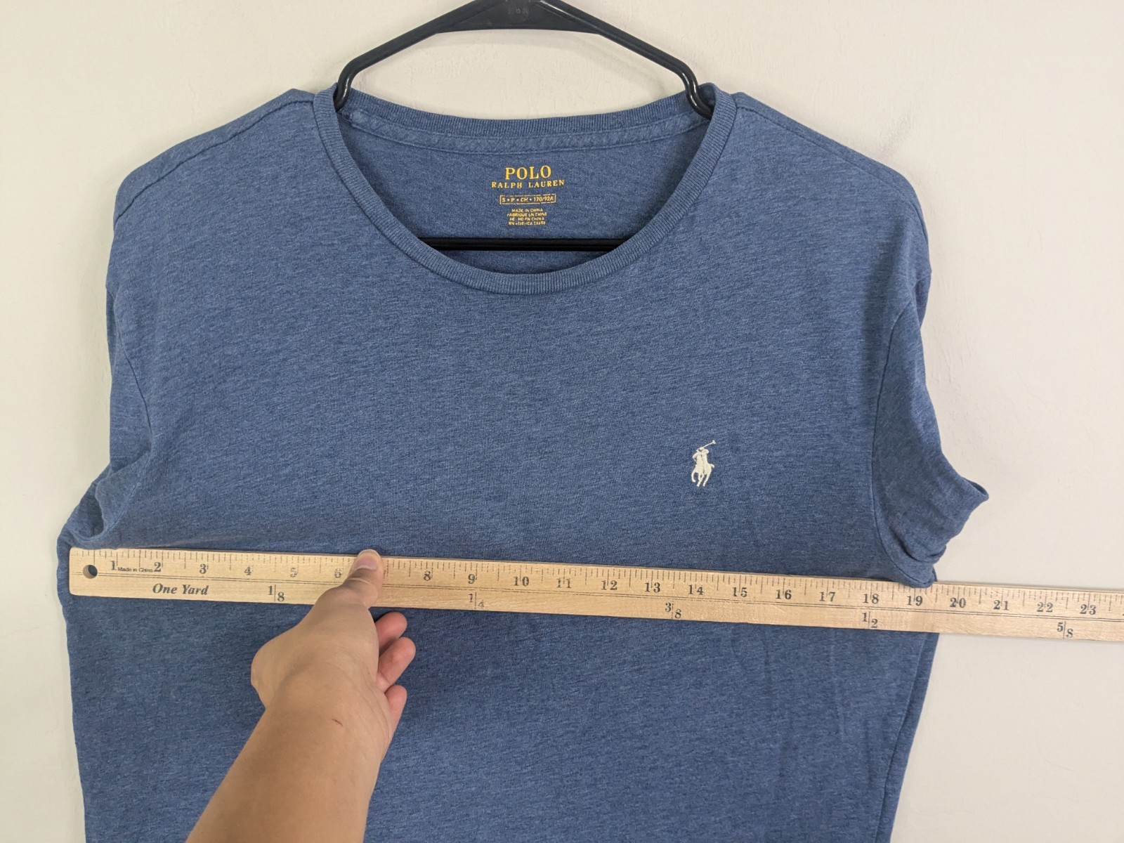 Polo Ralph Lauren T-shirt Men's Small Blue Short Sleeve Stretch Casual Preppy gallery