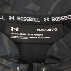Under Armor UNDER ARMOR Tshirt High Neck Short Sleeve L Black Half Zip