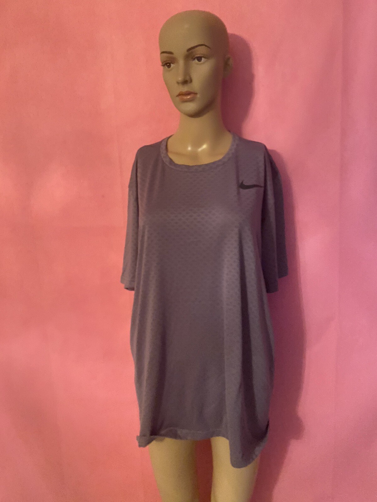 nike dri fit semi sheer gray tshirt XL