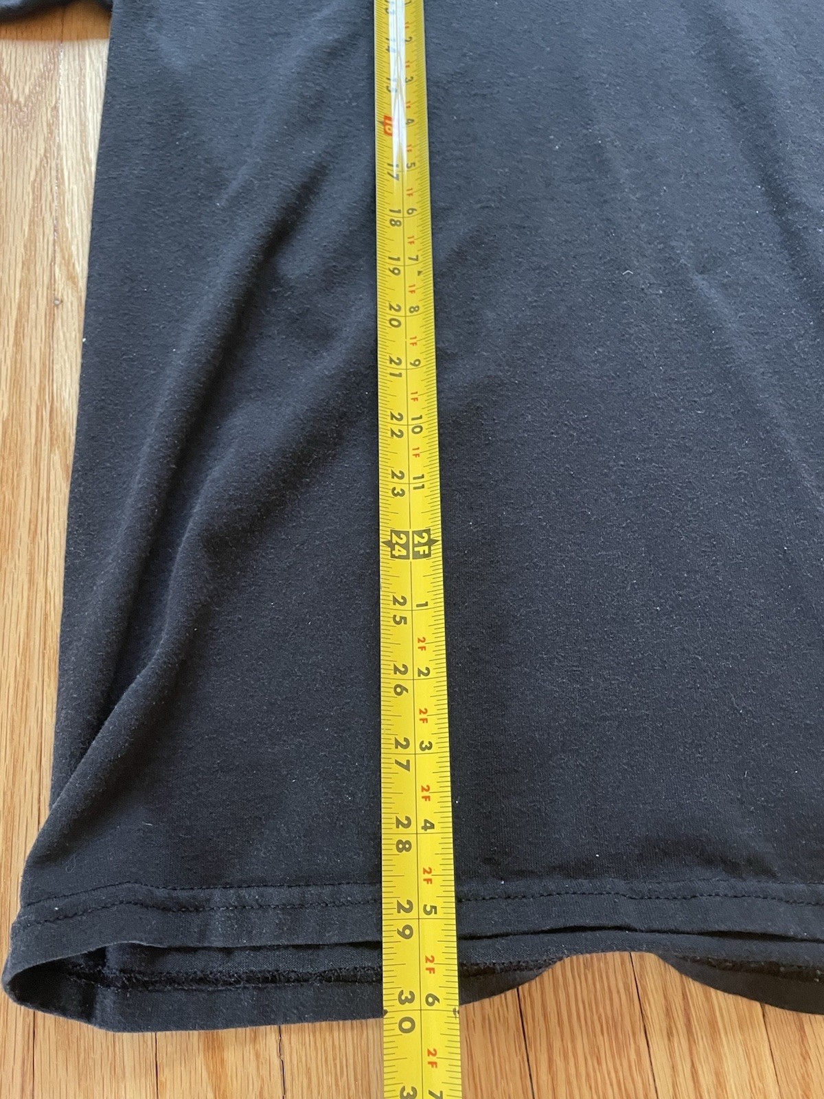 Vintage Slightly Worn In 1990s Tultex Black Blank T-Shirt Size XL gallery