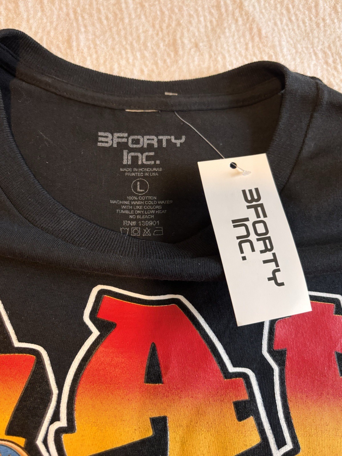 3 Forty Inc. Rap Legend Bear T-Shirt Short Sleeve Men's Large NEW WITH TAGS gallery