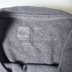 Vintage Quicksilver Mens Size M Regular Fit Gray Short Sleeve T-Shirt Surf