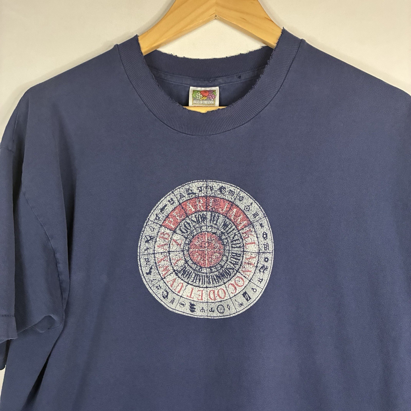 Vintage 90s Pearl Jam Shirt No Code Album Promo Single Stitch GREAT FADE/WEAR XL gallery