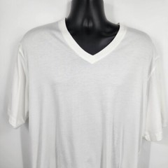 Left Coast Tee Men’s Cotton Short Sleeve Crew Neck Tee in White Size XXL