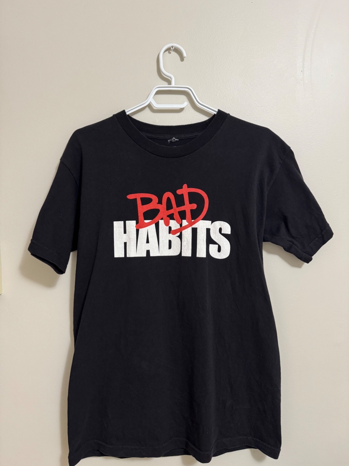 VLONE x Nav Bad Habits T-Shirt Black 2019 Men's Size M gallery