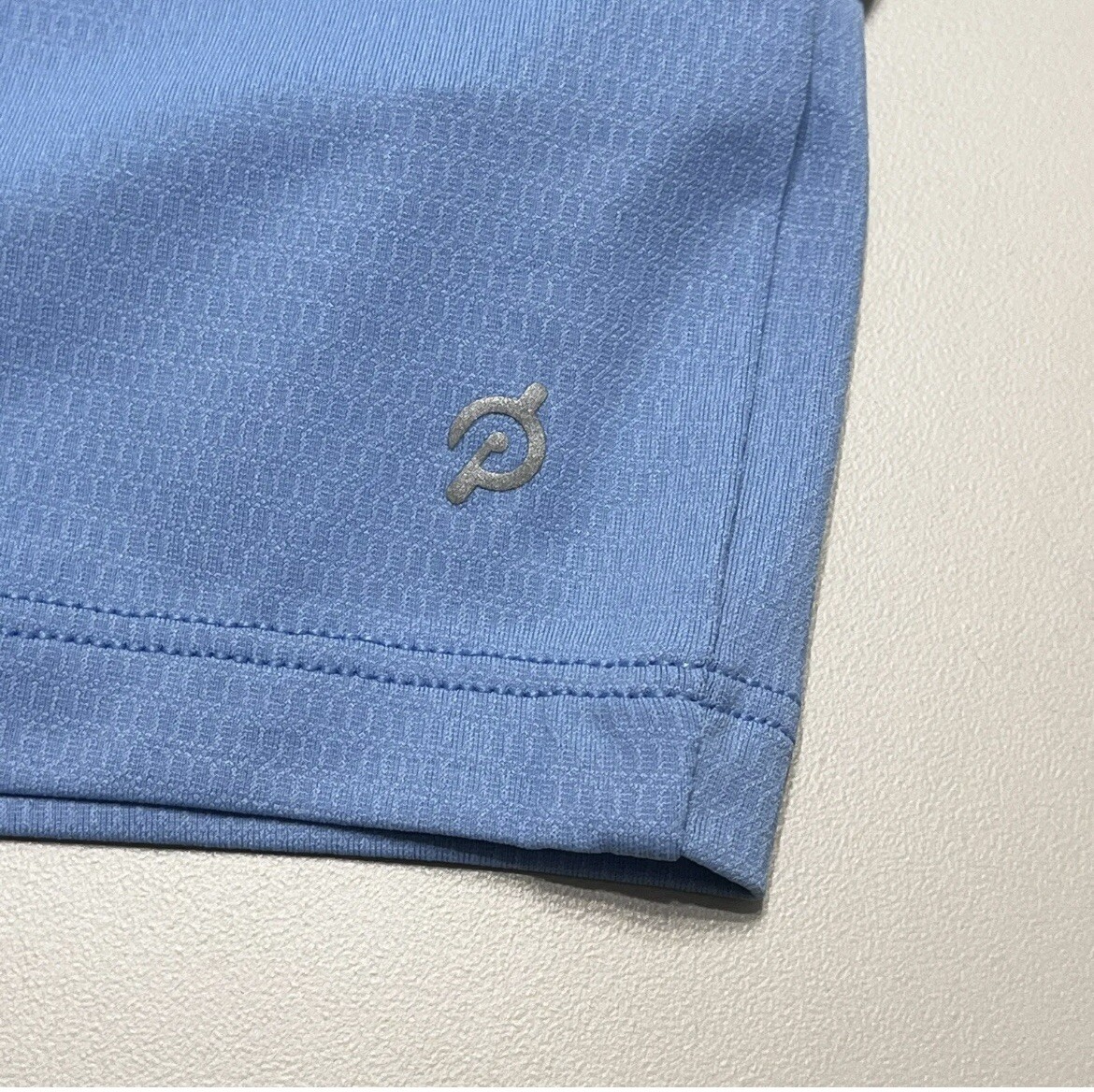 Peloton Shirt Men’s Sz Medium Blue Atheltic Nylon Blend Tee gallery