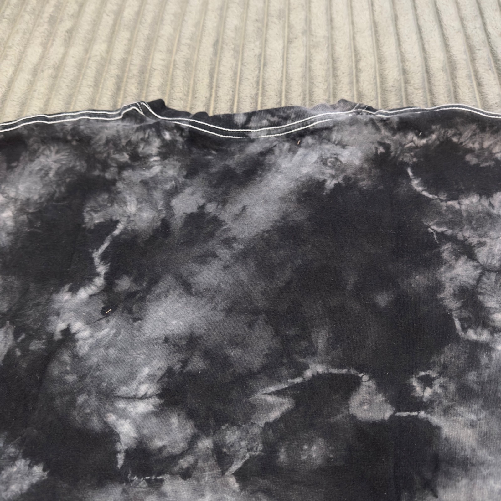 Hype T-Shirt Mens XL Black Tie Dye Graphic Street Wear Short Sleeve Skate Grunge gallery