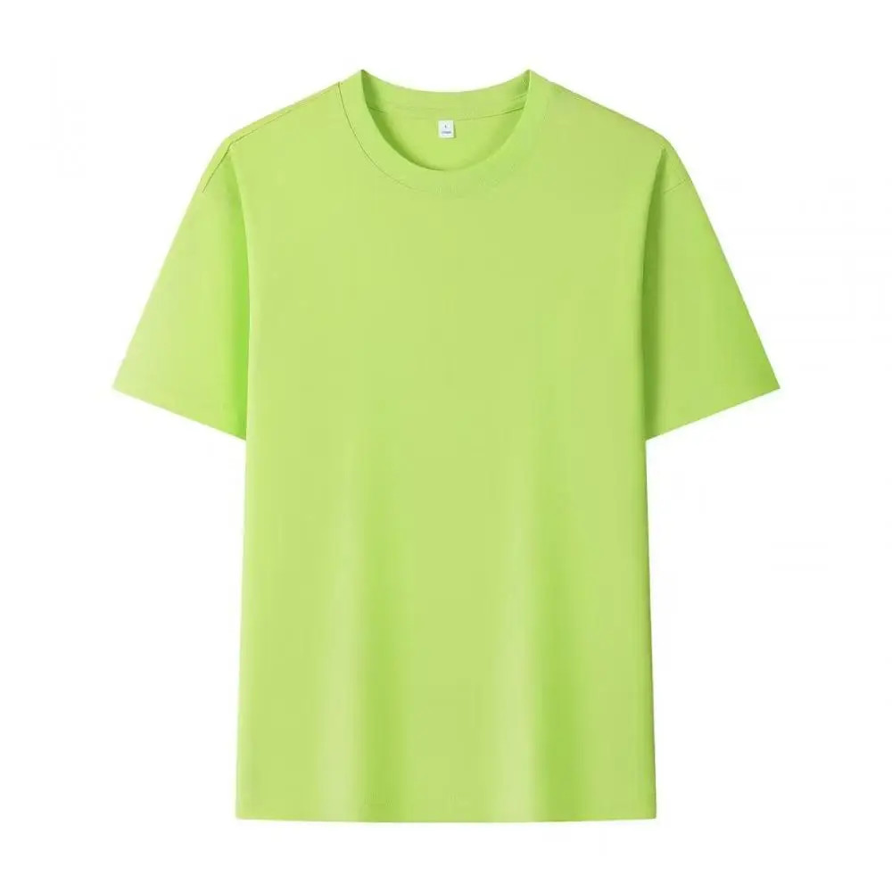 Men And Women100% cotton summer loose casual solid color fashionable slim fit r