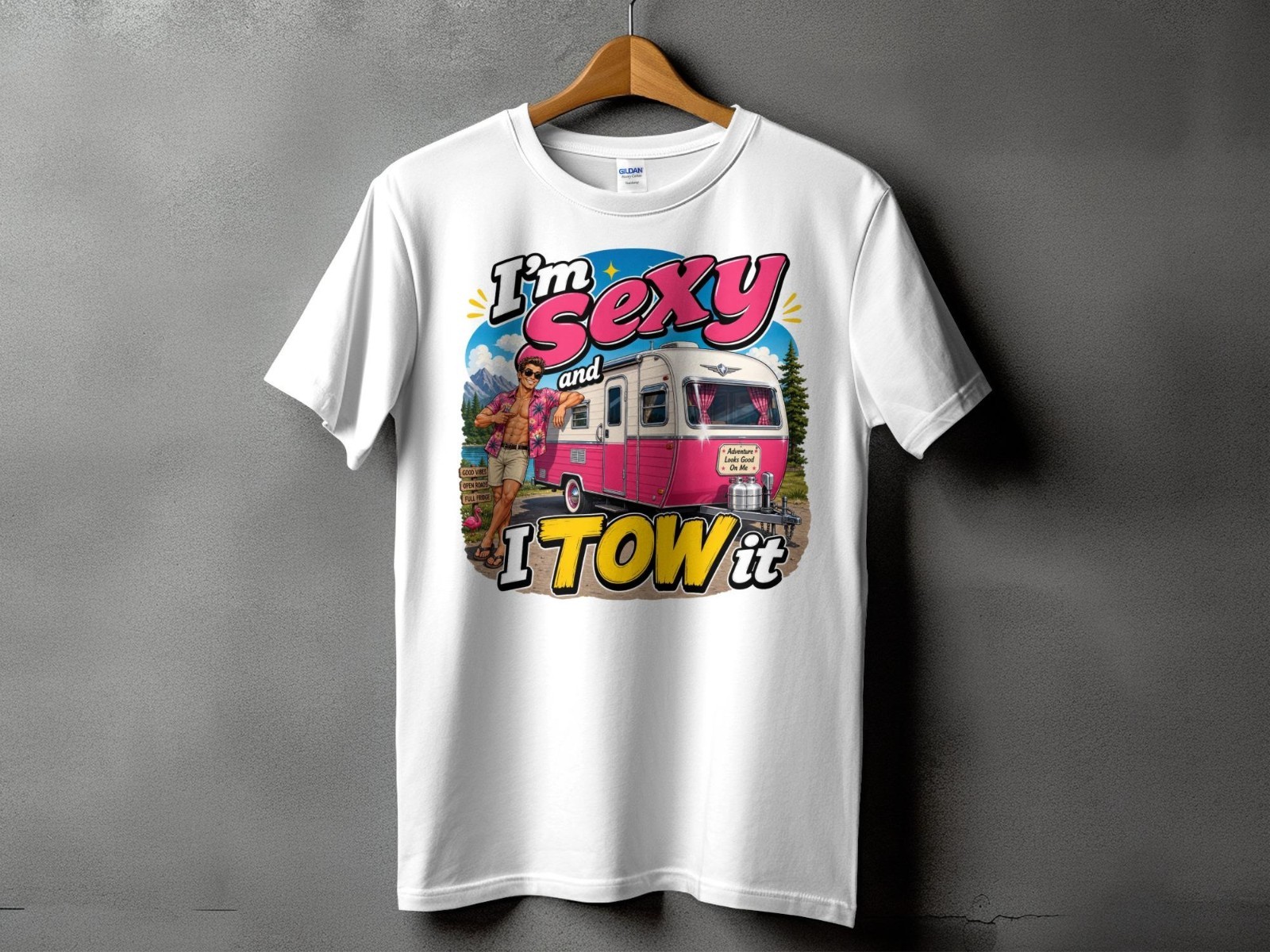Funny RV Shirt, Camping Tee, Road Trip Adventure Top T-Shirt gallery