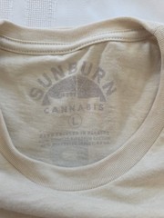 Sunburn Cannabis Tshirt And Sticker Combo From Florida New Size L
