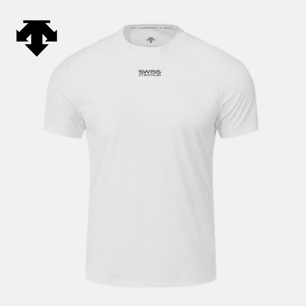 DESCENTE Swiss Triathlon Cooling Short-Sleeve T-shirt WHITE ASIAN FIT gallery