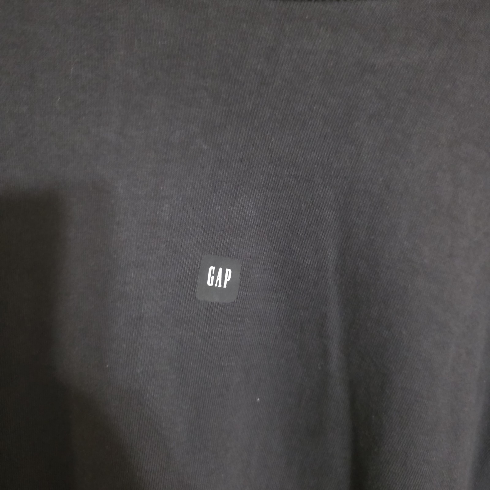 Yeezy Gap Balenciaga Heavy Jersey Logo Tee Size XXL Black Longsleeve gallery