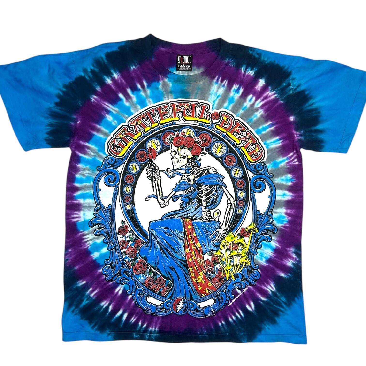 Grateful Dead Modern AOP Single Stitch Double Sided Tie Dye Mens shirt XL gallery
