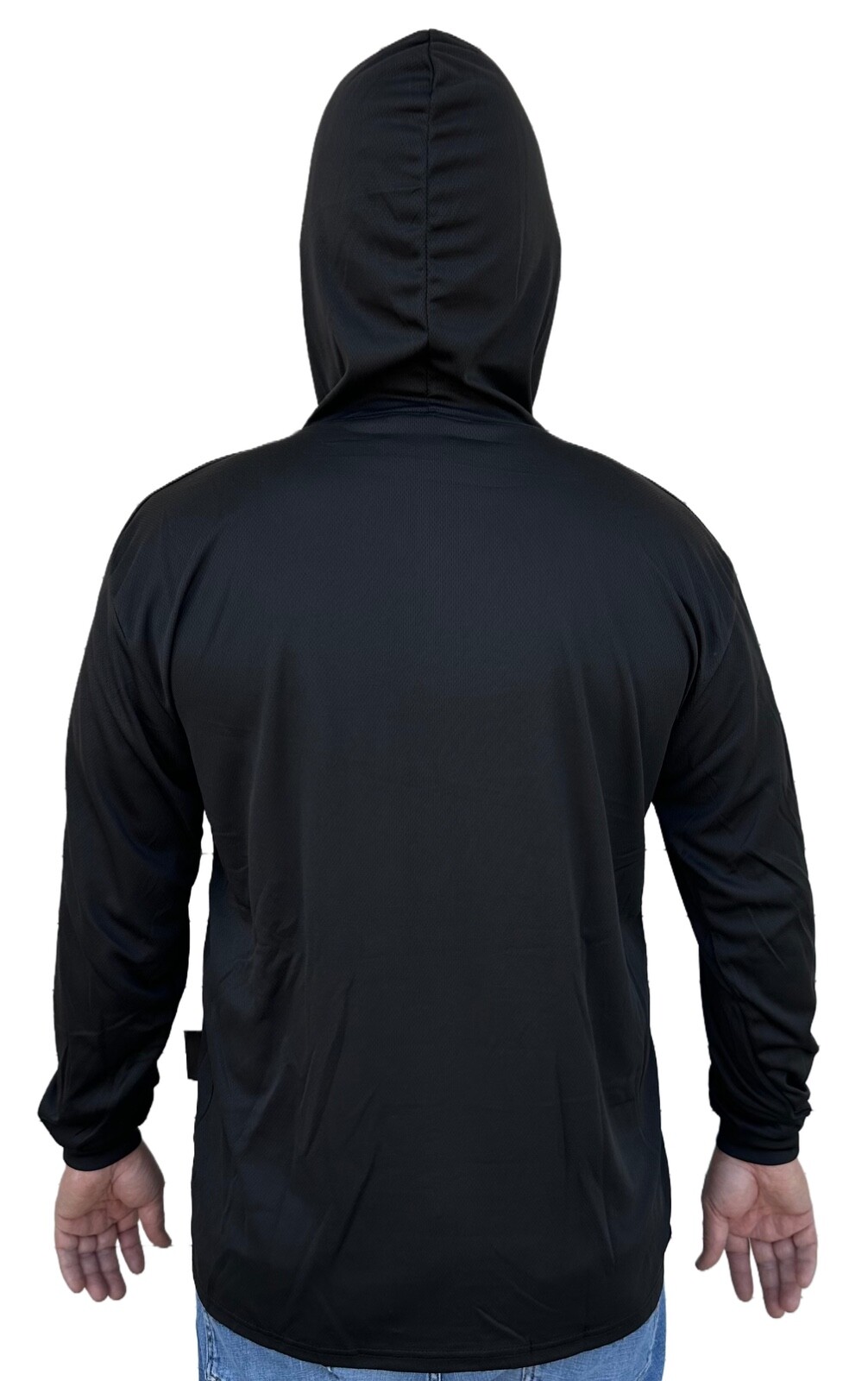 Hoodie Black High Visibility Shirt / Air Cooling Flow w/ UV Protection gallery