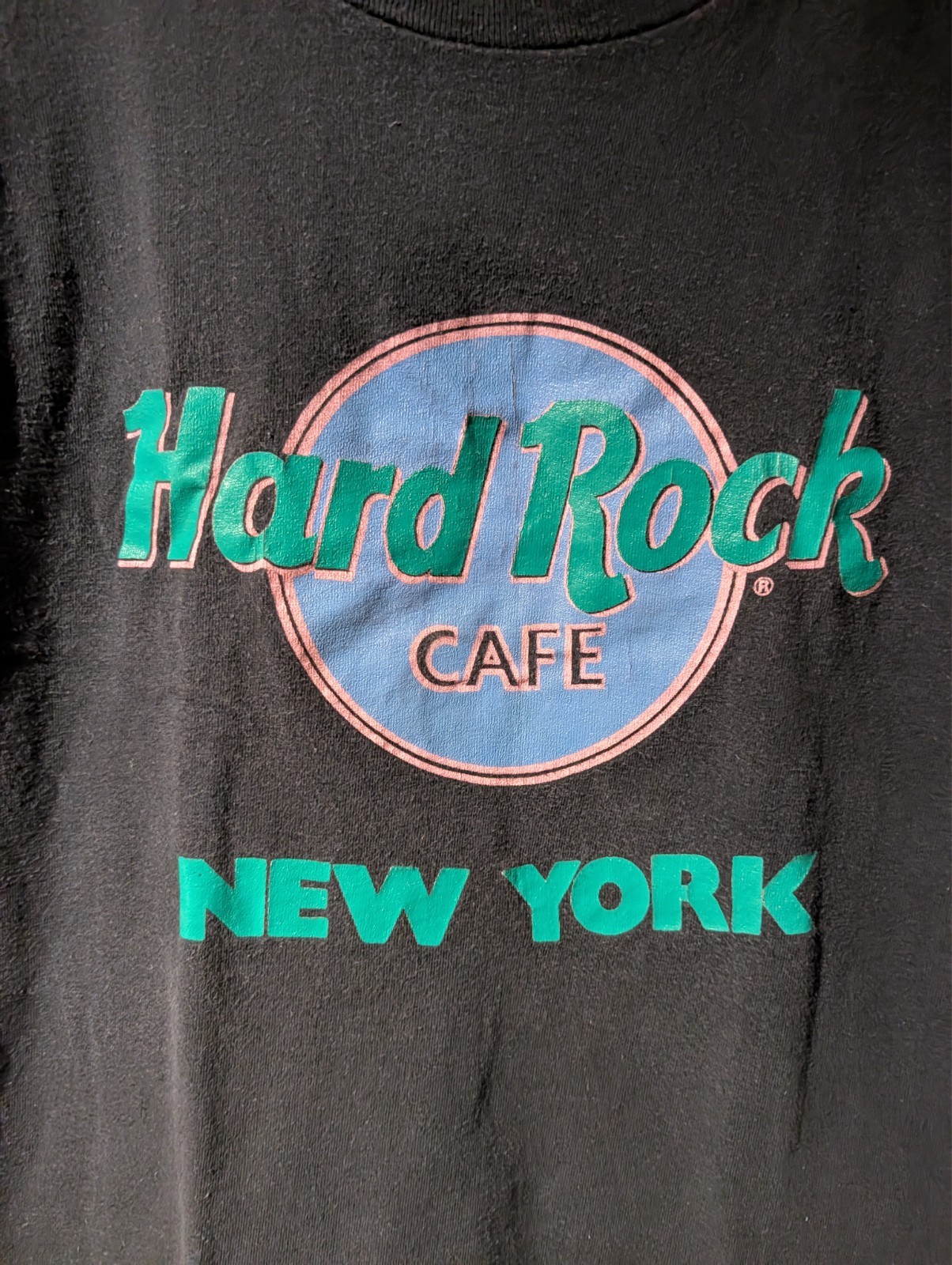 Vintage Hard Rock Cafe New York T Shirt Heavy T Grand Illusion Mens Tee 90s gallery