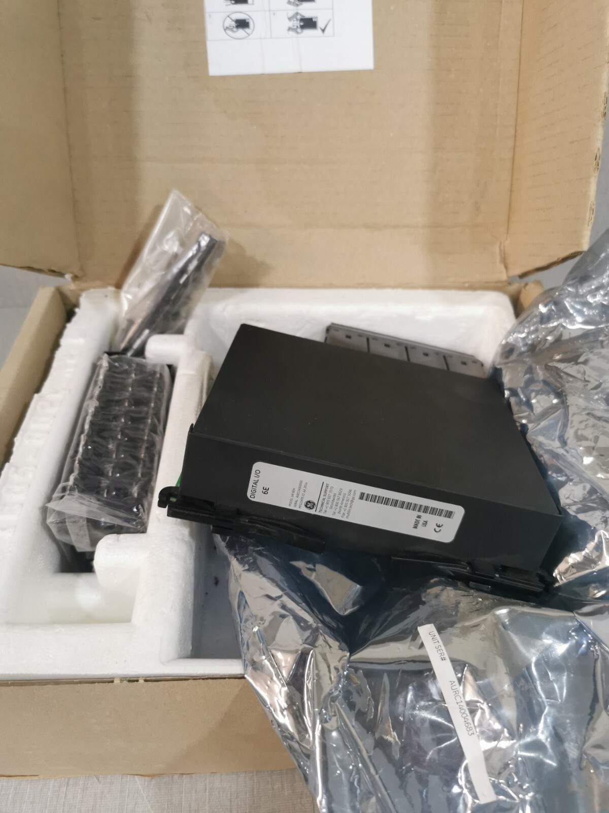 GE MULTILIN UR6EH DIGITAL I/O 6E MODULE- WITH FILTHY BOX