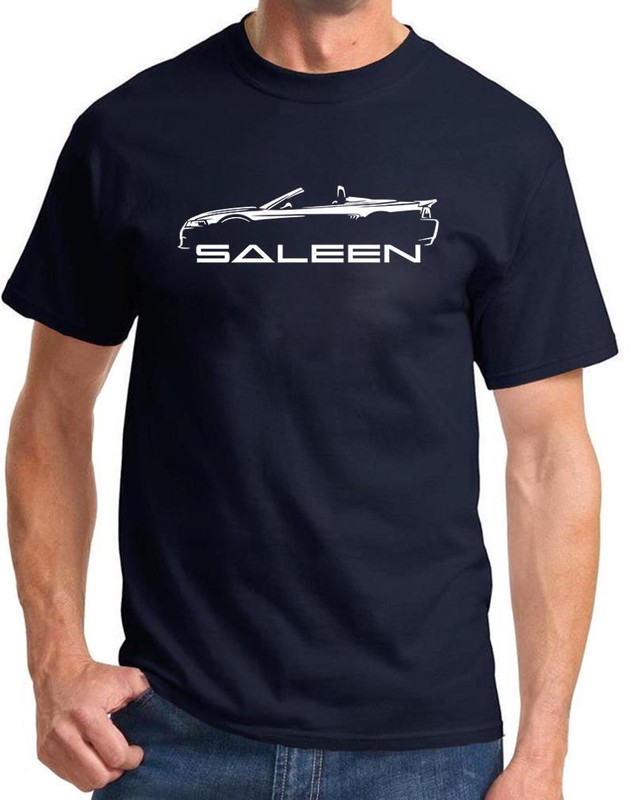 1999-04 Saleen S281 Mustang Convertible Outline Design Tshirt NEW Colors