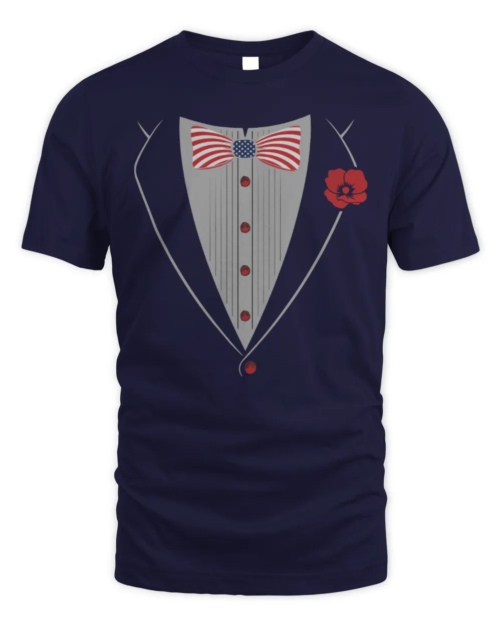 Fat Electrician Merch Patriotic Tuxedo Shirt gallery