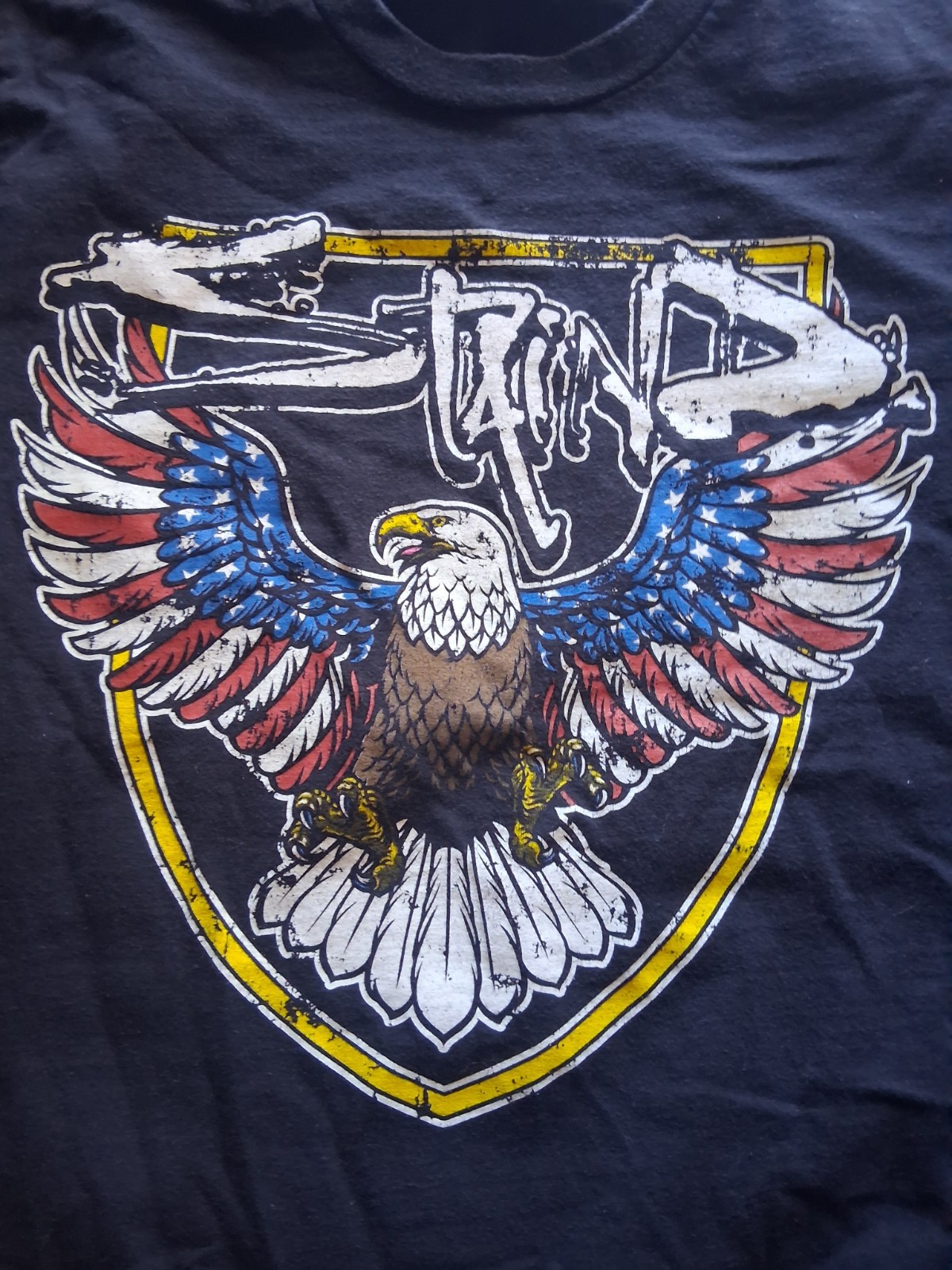 STAIND TOUR 2024 Medium Graphic T Shirt, Rock Music Gildan Hammer Eagle gallery
