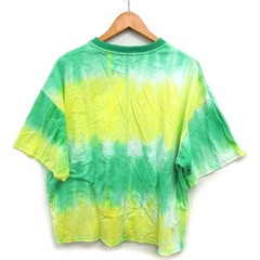 JOURNAL STANDARD relume Tie Dye Pattern Crew Neck Cut and Sew TShirt Wide