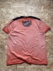 Orange & Black Headrush y2k Skull graphic t-shirt 2XL Reg. fit men’s