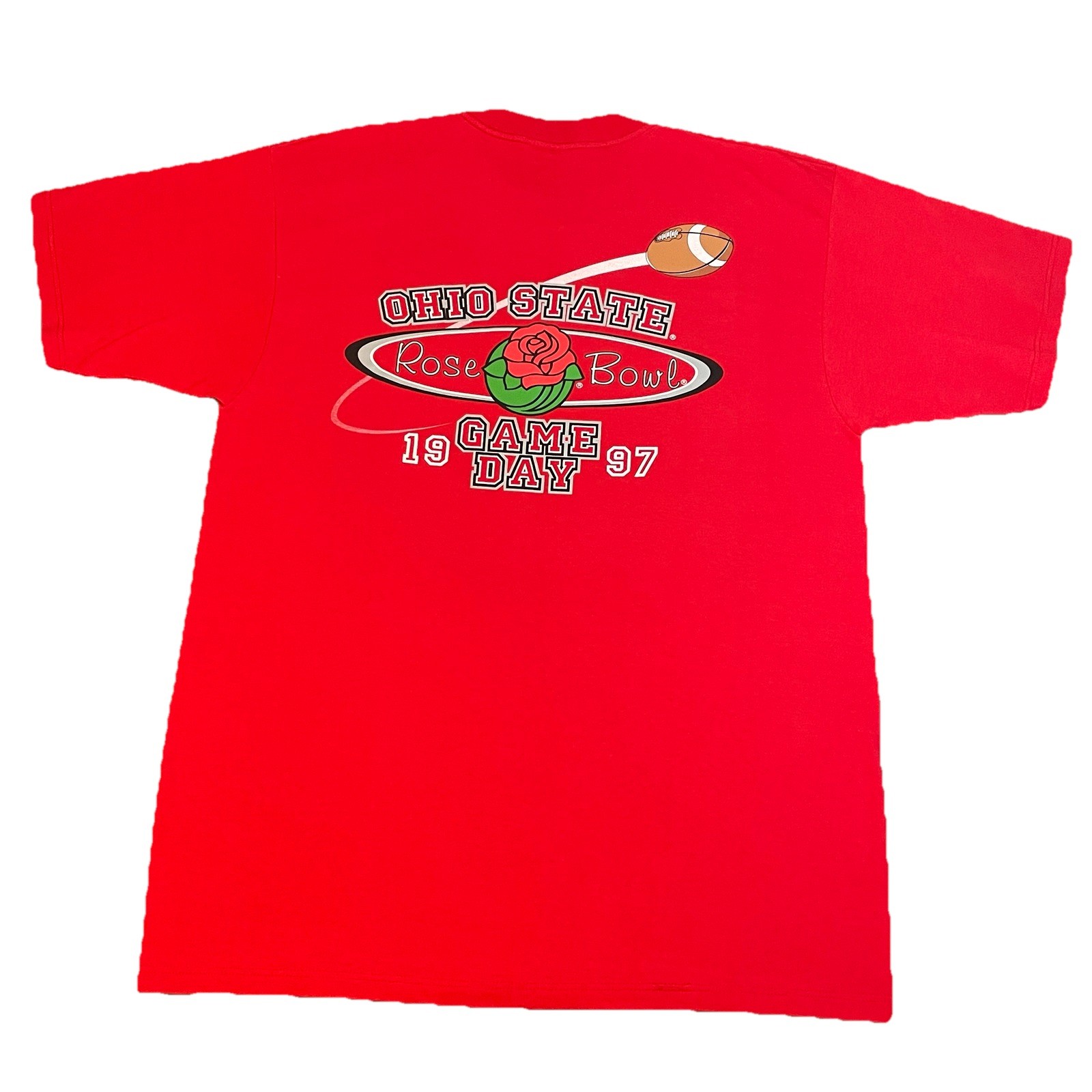 Vintage 1997 Ohio State Rose Bowl T-Shirt Mens XL NCAA College Football USA Made gallery