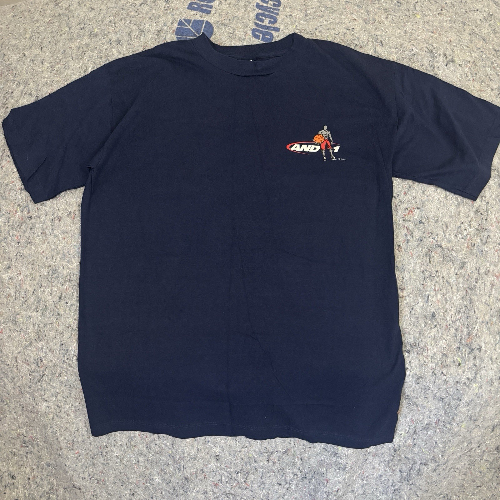 Vintage AND1 Trash Talk Shirt Made In USA 90s Size L gallery