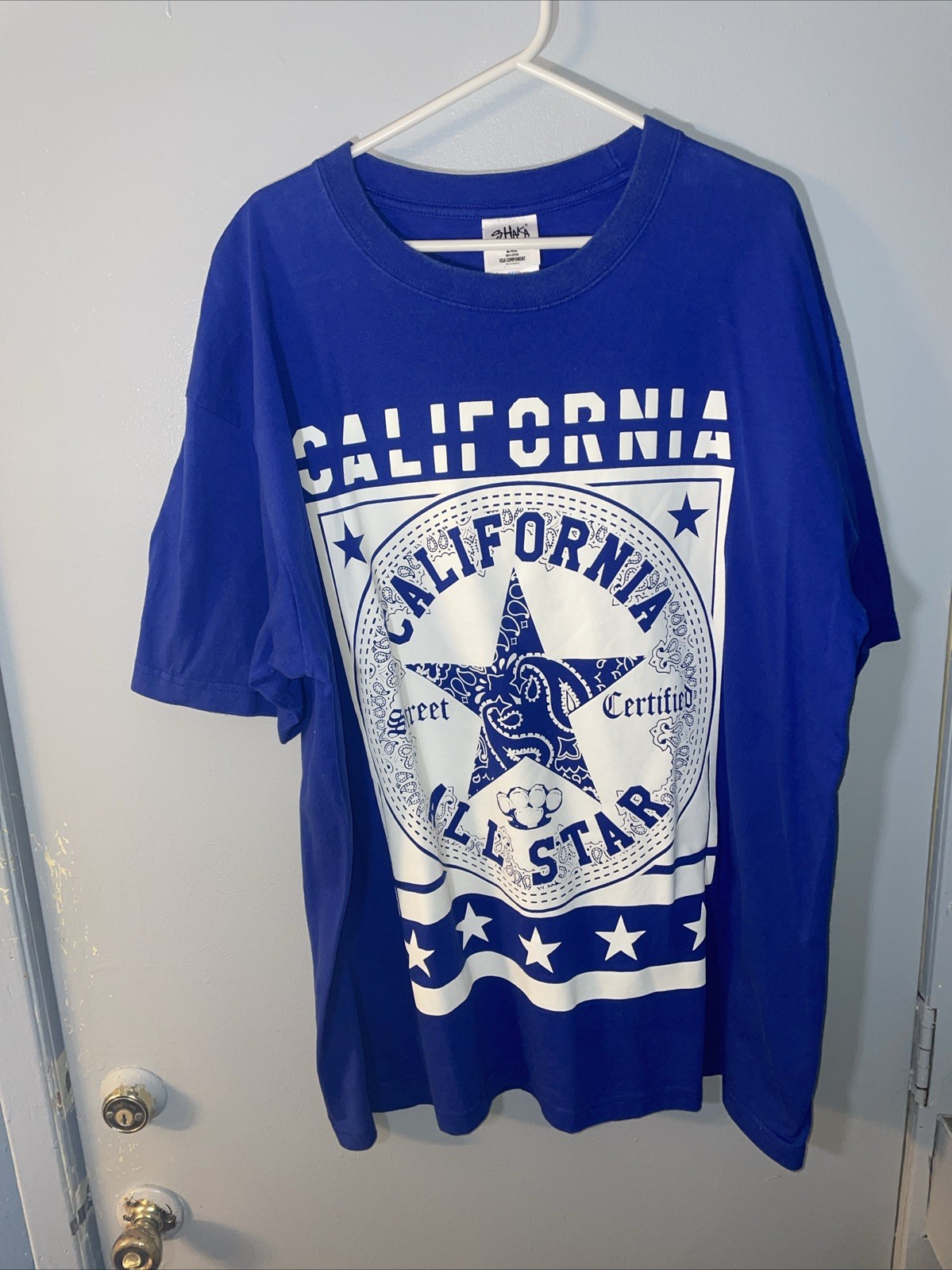 Shaka Wear California All Star T-Shirt 100% Cotton Size 2XL Streetwear USA G gallery