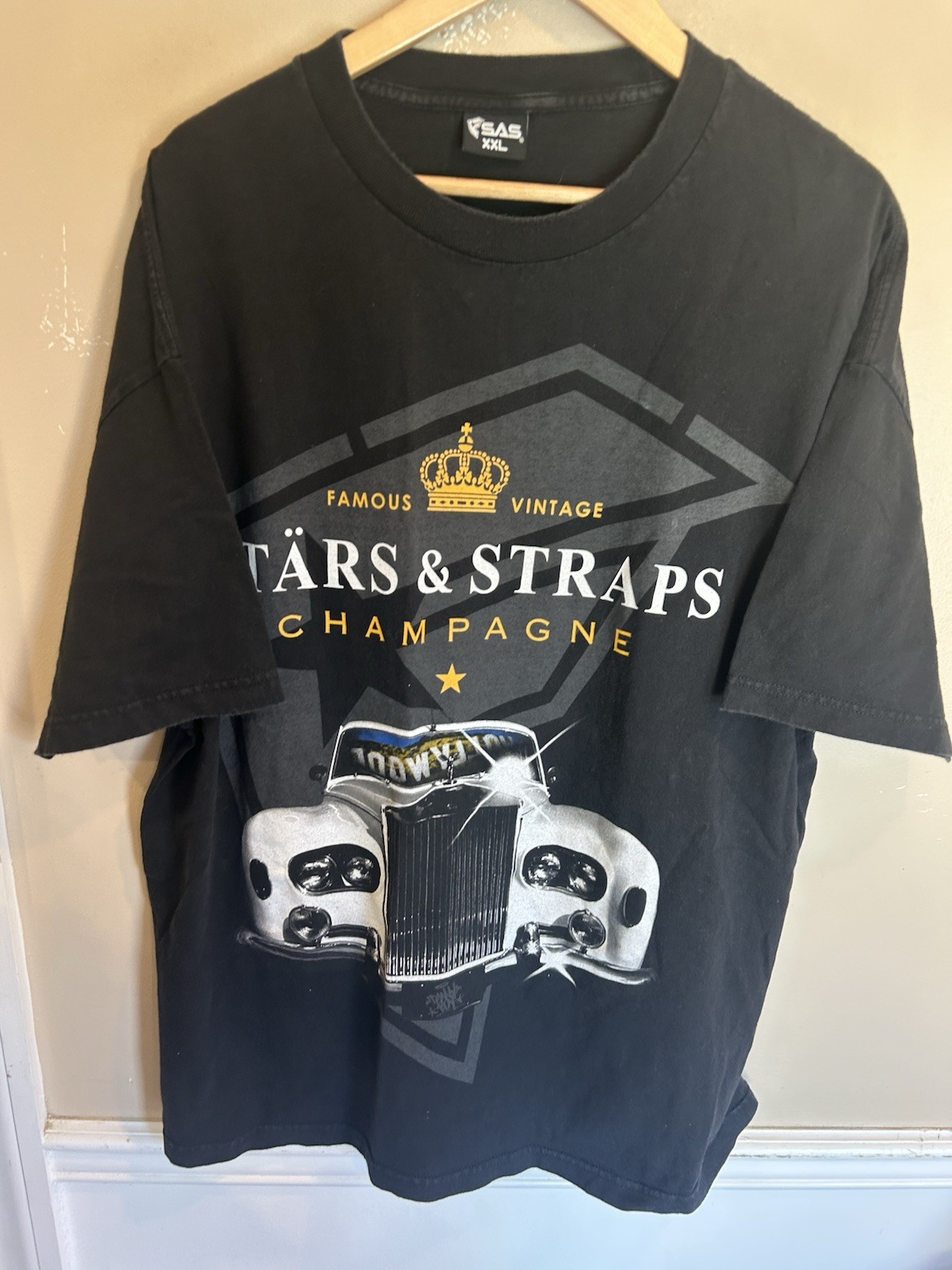Famous Stars And Straps Mens Graphic Tee Black Y2K XXL gallery