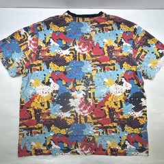 Size 4XL Parish Nation Multicolor Tshirt White Graphics Urban Streetwear