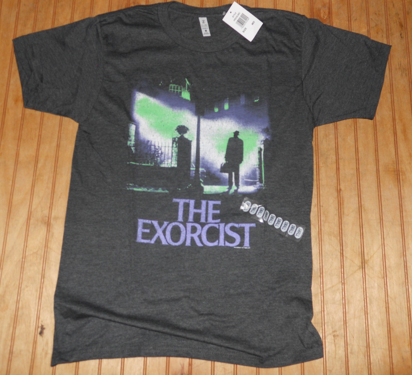 Vintage Style THE EXORCIST Movie T-Shirt Horror MENS MEDIUM NEW w/ TAG Halloween gallery