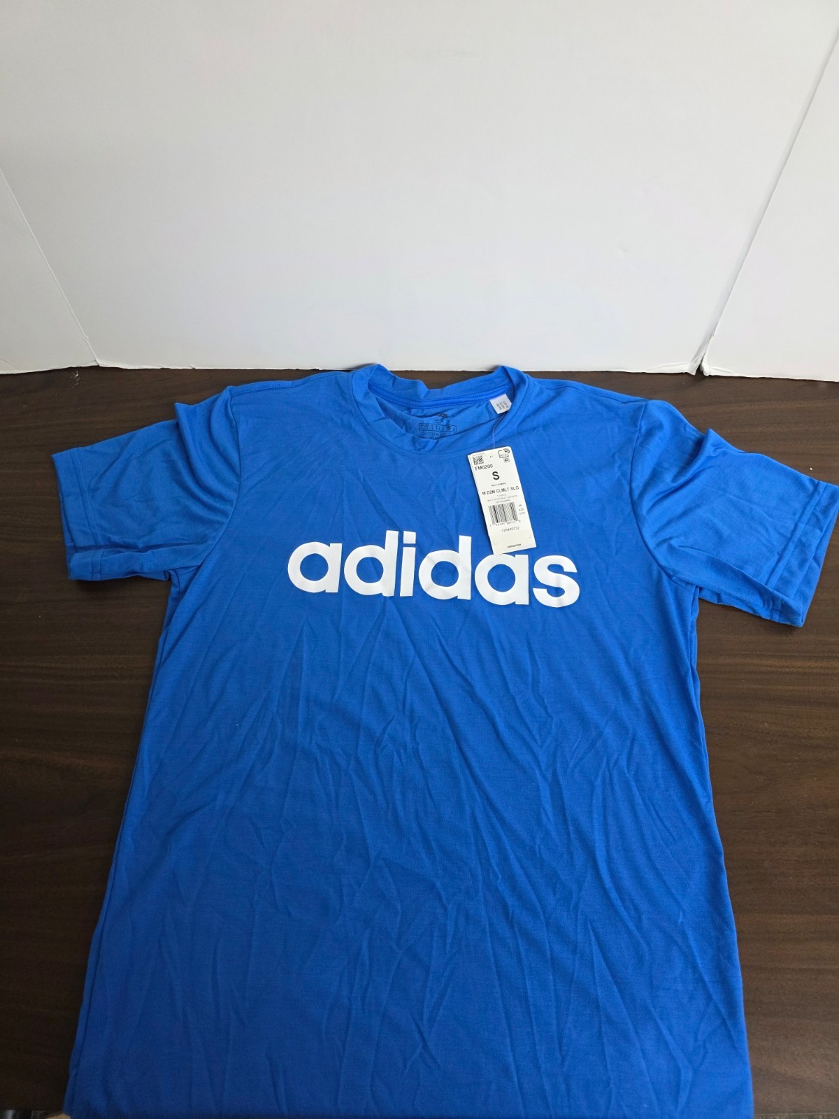 Adidas Men's Multisport T-Shirt glory blue-white (FM0200) Small New gallery