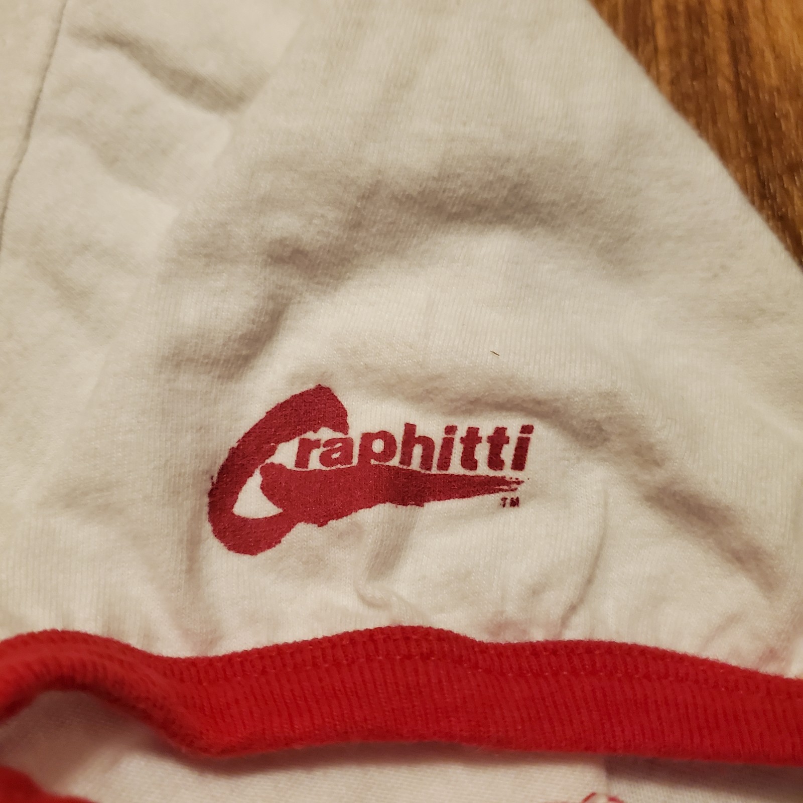 Vintage Track & Field Shirt Adult Small White Central City Track Graphitti gallery