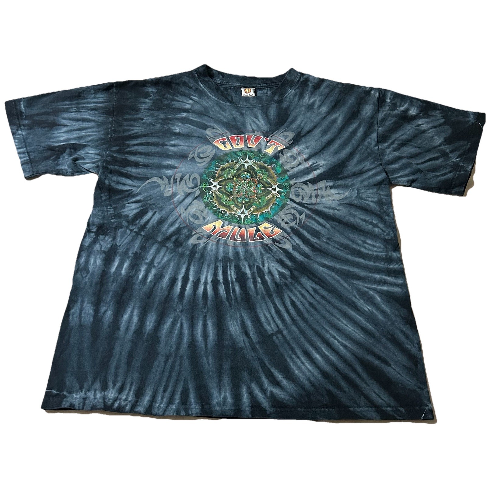 Vintage Y2K Sundog Govt Mule 2005 Tour Band Tie Dye Shirt Size Medium