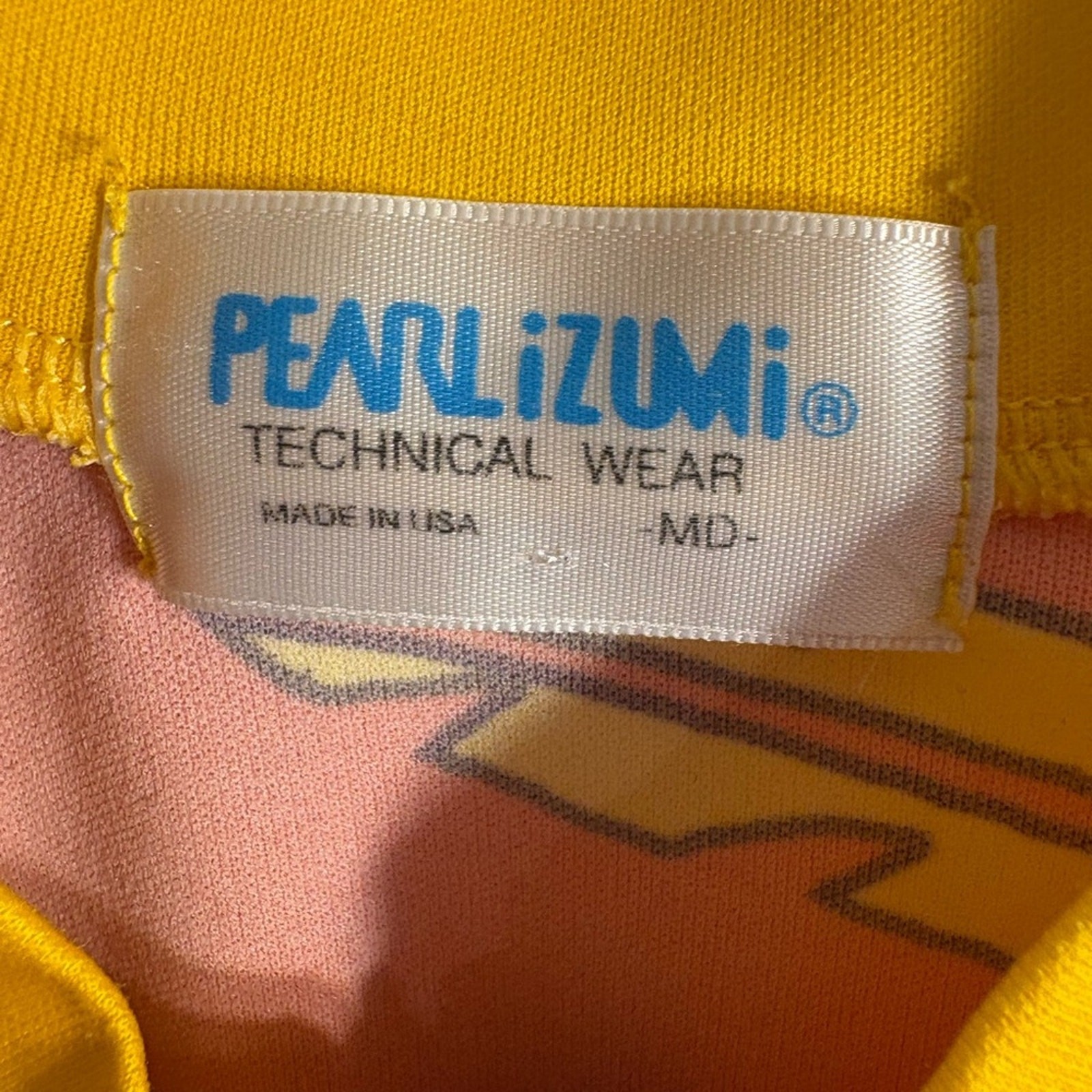Vintage Pearl Izumi Cycling Jersey Tokeneke Road Race Men's Medium Made In USA gallery