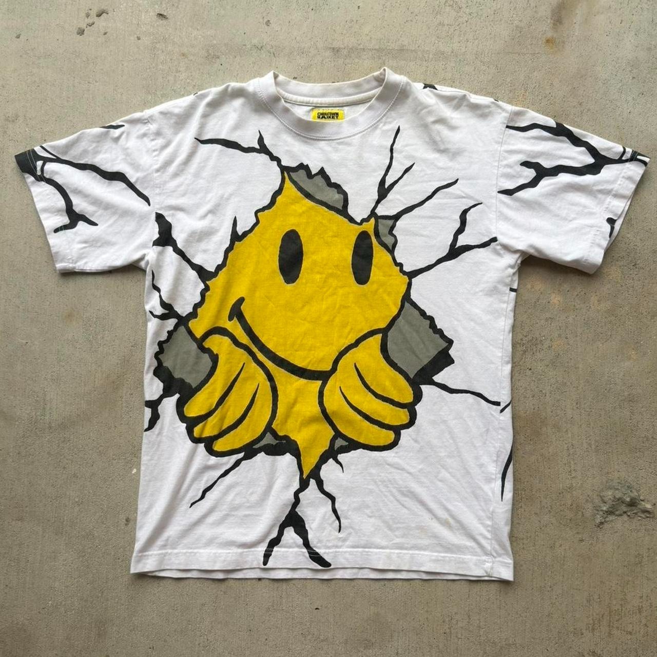 Chinatown Market Smiley Originals Local Produce Double Sided Graphic Tee Shirt L
