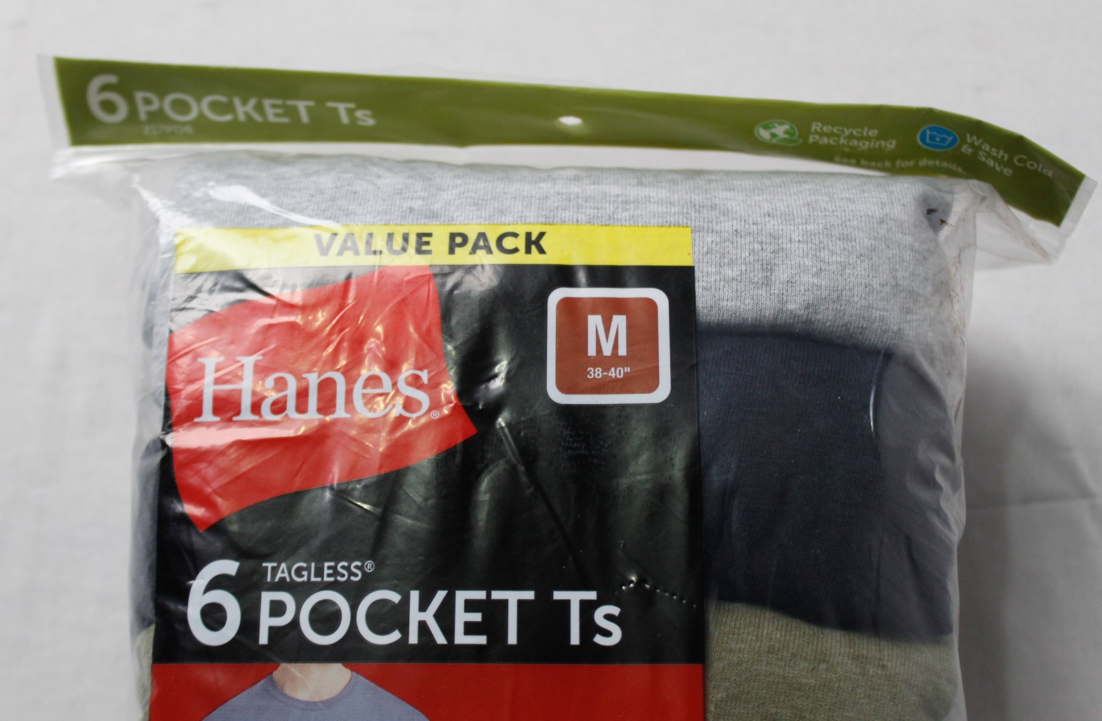 Hanes Men's Soft Breathable 6 Pack T Shirts BM7 Multicolor Medium gallery