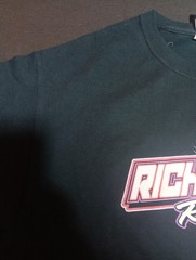 VTG Richardson Dirt Track Racing 54R 25R Sun faded distressed T-Shirt Sz L