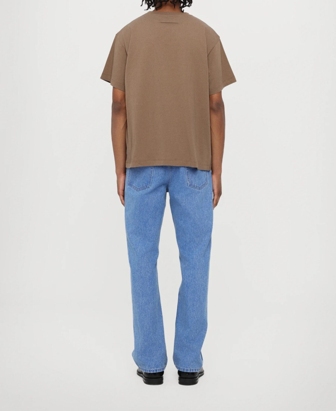 NW maison margiela MM6 T-shirt printed logo light brown SH0GC0046S24312 regular gallery