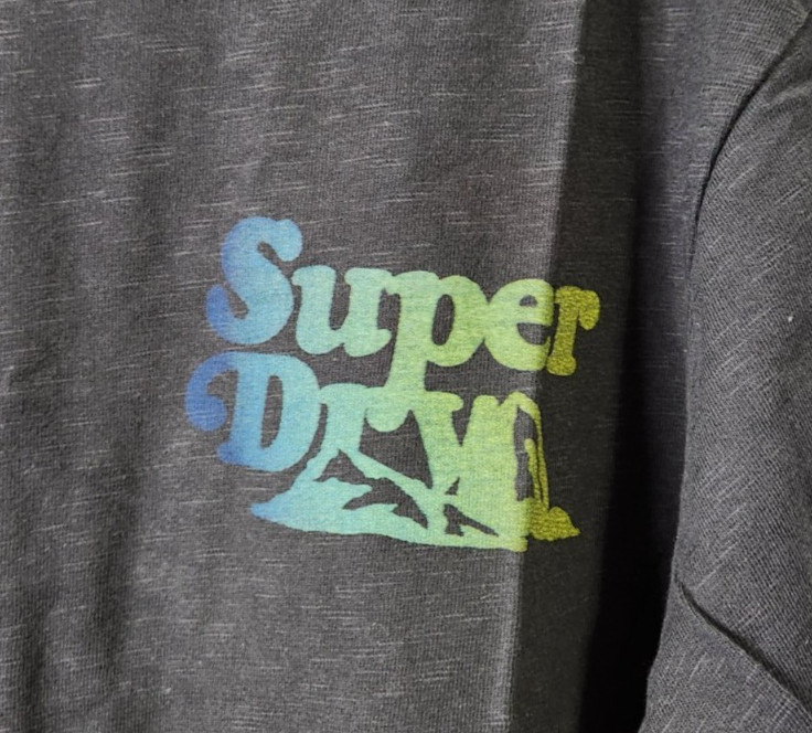Superdry Mens L T-Shirt Vintage Cali Stripe Tee Short Sleeve Gray Crewneck gallery